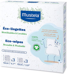 Couches réutilisables pour le corps et le maquillage 100 % coton GOTS pour bébés et toute la famille – Nettoie la peau et absorbe la saleté, adaptées aux peaux sensibles (lot de 6)