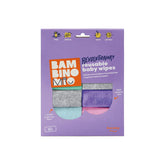 Bambino Mio Lingettes réutilisables pour bébé – Basique – Respectueuses de l'environnement, sans produits chimiques, double face, lavables, paquet de 10, nuage – L'emballage peut varier