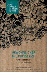 Magic Garden Seeds - Blut-Weiderich Saatgut - Lythrum Salicaria - Ca. 2000 Samen | Mehrjährige Wildstaude Für Feuchtgebiete & Teichränder | Insektenfreundliche Uferpflanze | Winterhart