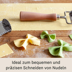 MARCATO emporte-pièce carré outil à gâteau dentelé en acier 6 cm coupe précise robuste Durable