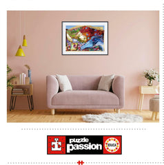 Educa - Puzzle de 1000 pièces pour adultes | Sant Jordi, Lily Brick. Dimensions : 68 X 48 cm. Comprend de la colle pour puzzle Fixpuzzle. Depuis 14 ans (19926) Puzzle Naty Shop