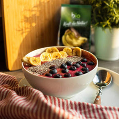 Graines de lin entières biocentrales | 7 x 400g de graines de lin bio | Idéal pour le yaourt, le muesli et le pain | Alternative au psyllium, aux graines de chanvre et aux graines de chia