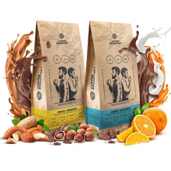 Lot de café en grains 2x1kg 2000g | Brésil Guaxupe | Brésil Cerrado | Brésil | Café spécial | Fraîchement frit