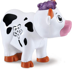 Vtech Tip Tap Bébés Animaux - Vache - Jouet interactif avec lumière et musique pour un jeu de rôle imaginatif - Pour bébé de 1 à 5 ans Jouets Naty Shop