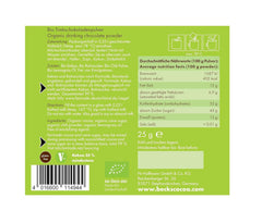 Sachet Mékong, 25 grammes de Cacao et Chocolat Chaud Naty Shop