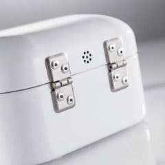 Wesco Mini Grandy Boîte à Pain Rose, Tôle d'Acier Enduit de Poudre, Trous d'Aération et Poignée Robuste Boîtes de Conservation des Aliments Naty Shop