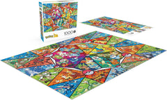 Buffalo Games - Pokémon - Démarreur vitrail - puzzle 1000 pièces Puzzle Naty Shop
