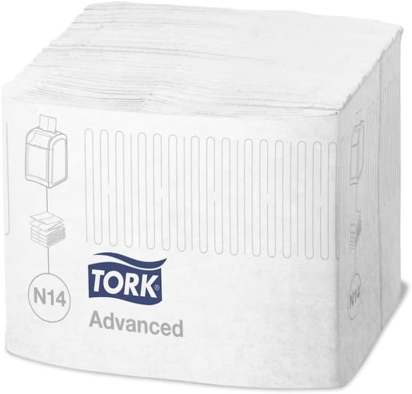 Tork Xpressnap Fit Distributeur de serviettes – 15830 – Distributeur de serviettes avancé N14 Serviettes réutilisables – 2 épaisseurs, blanc – 720 pièces, taille moyenne