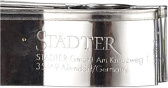 Formă de biscuiți Städter, oțel inoxidabil, argintiu, 9 cm