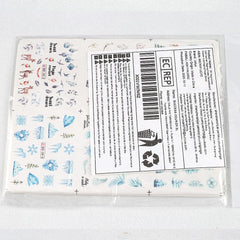 Autocollants pour ongles de Noël 3D auto-adhésifs à transfert d'eau, arbre de Noël, flocon de neige, élan, pingouin, nail art de Noël, dessins d'ongles d'hiver, autocollants de Noël, accessoires pour ongles