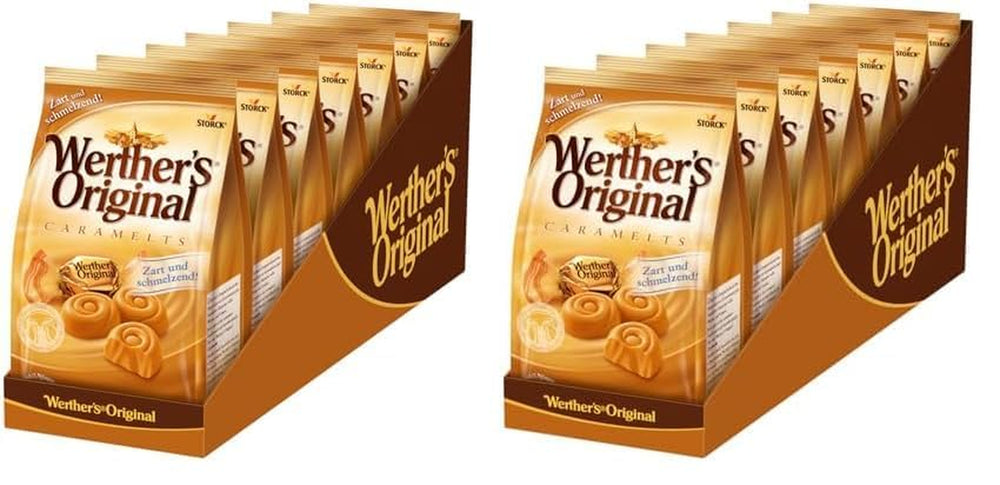 Caramels – 2 x 7 x 153g (14 x 153g) – Bonbons caramélisés qui fondent dans la bouche