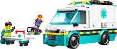 LEGO City Ambulance - jouet avec 2 figurines (skateur et pilote) - jouet éducatif pour garçons et filles à partir de 5 ans - idées cadeaux d'anniversaire et de vacances 60451 Jeux de construction Besuche den LEGO-Store
