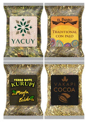 Set ceai Yerba Mate ● Ceai Mate Mango Tropicales 500G ● Set ceai Mate 4X25G ● Ceai Mate cu fructe ● Ceai Yerba Mate cu mango, ananas, lămâie