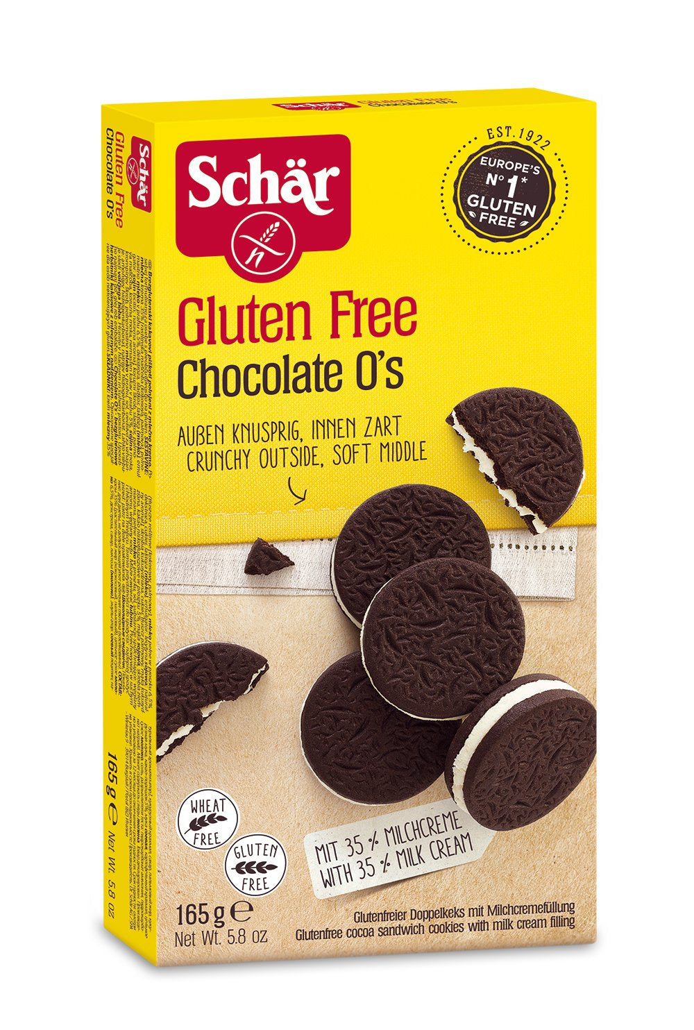 Chocolat O'S sans gluten 165g, paquet de 6