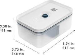 Zwilling Fresh & Save coffret repas sous vide / conservation au réfrigérateur, 3 pièces, plastique, semi-transparent, La Mer Boîtes de conservation alimentaire Naty Shop