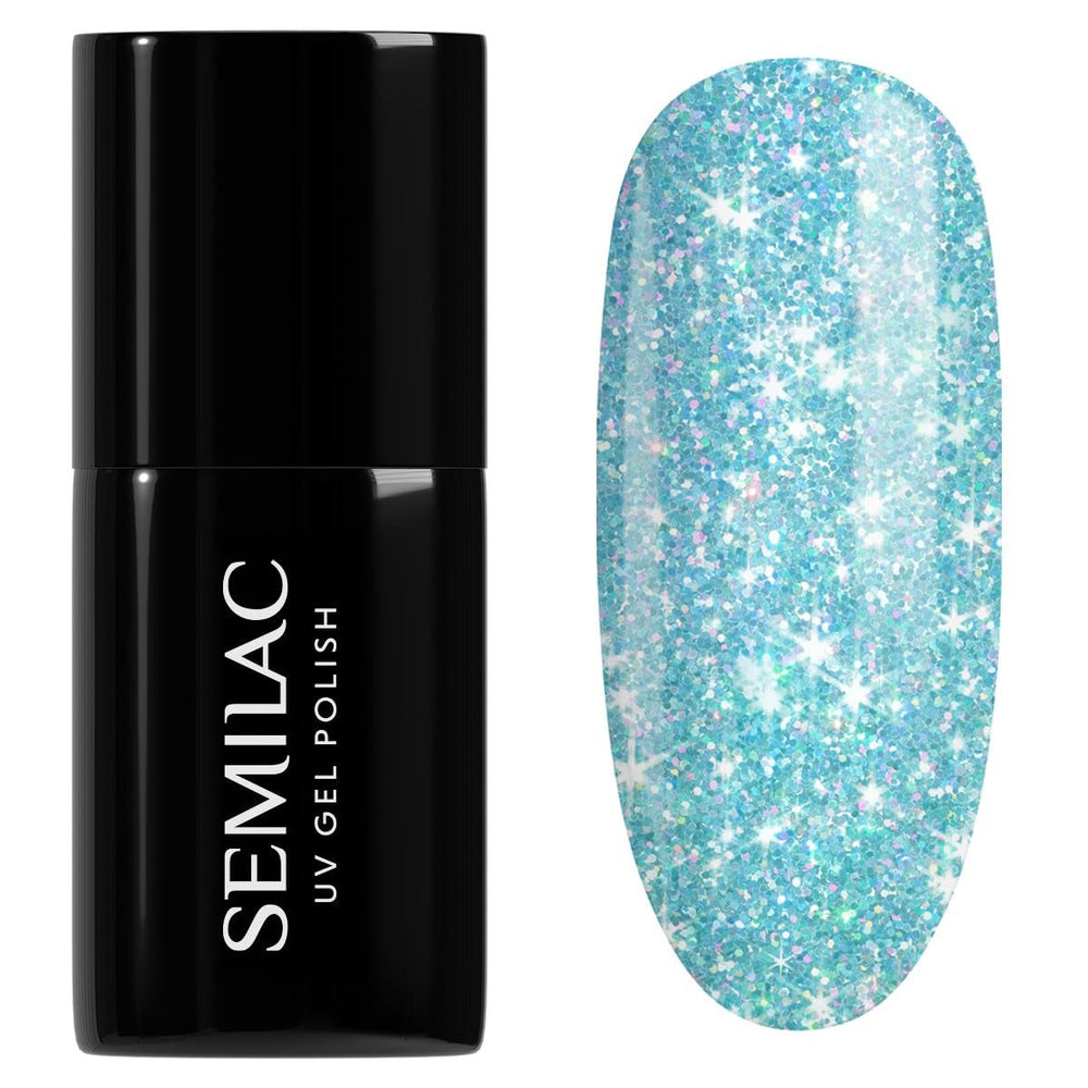 Oja UV Semilac Hybrid 240 Icy Waterfall 7ml, colecția Seaqueen
