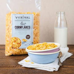 Verival Cornflakes non sucrés, paquet 6 x 250 grammes Cereale Naty Shop
