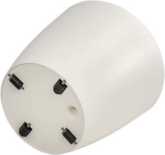 Dehner Mila pot de fleur avec système d'arrosage automatique, Ø 30 cm, hauteur 26 cm, plastique, blanc