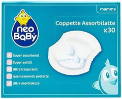 Neo Baby, Gobelets d'absorption du lait maternel, 30 pcs Accessoires d'alimentation et d'allaitement Bebe Naty Shop