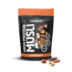 Layenberger 3K Muesli riche en protéines, 50 % de protéines et 18 % de Kohlenhydrate - Emballage unique (1X 390 G) - Schoko-Nuss Cereale Naty Shop 390 G (1Er Pack) Schoko-Nuss