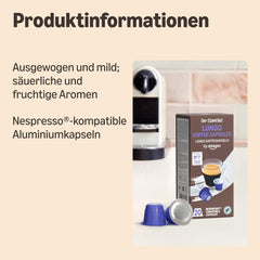par Amazon Lungo Kaffee-Kunststoffkapseln, compatible Nespresso, 20 Stück, Packung mit 1 – Rainforest Alliance certifié