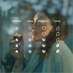 CoffeeB Kaffee Caramel Flavored - Boules de café pour CoffeeB Kaffeemaschinen, 100% Arabica - das Kapselsystem ohne Kapsel (10x9)