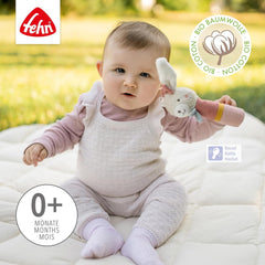 Fehn bâton de préhension pour enfants jouet lapin fehnNatur - jouet d'activité motrice avec hochet pour saisir, câliner - jouet de préhension en coton biologique - jouet pour bébés et jeunes enfants à partir de 0 mois Jouets pour bébés Naty Shop