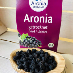 Aronia ORIGINAL, Fruits d'aronia déshydratés, sans conservateurs, sans sucre ajouté, 500 grammes Produits déshydratés Naty Shop