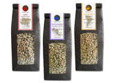 Cafea crudă - Cafea verde din Sumatra, Costa Rica, Brazilia (pachet redus boabe de cafea verde 3x500g) - certificată GMP