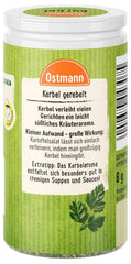 Ostmann Gewürze - Kerbel gerebelt | Kräuternote für Lammgerichten und deftige Eintöpfe | 8 g in der Streudose