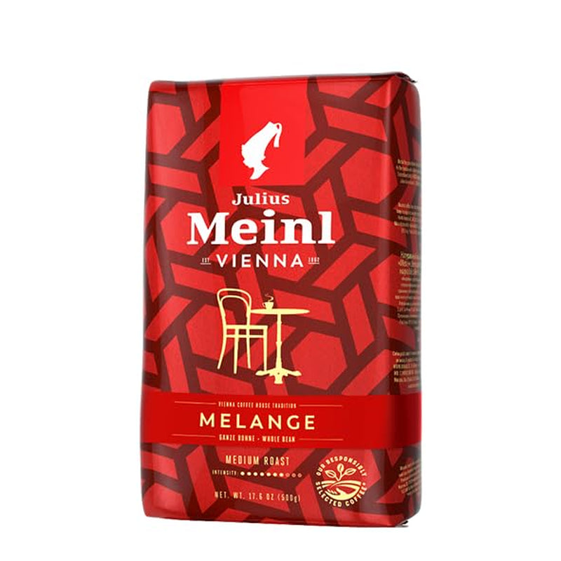 Mélange de Vienne - 500g de grains entiers | Mélange de café viennois classique | Café aromatique obtenu à partir de grains 100 % Arabica Idéal pour les machines à café entièrement automatiques et les machines à expresso