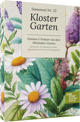 Magic Garden Seeds - Le Jardin du Monastère : Légumes et herbes du Moyen Âge - 9 Boîtes de graines culinaires, médicinales et de jardin historiques