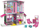 Lisciani - Maison de poupée BARBIE - Villa de rêve Barbie sur deux étages - Maison 3D à construire, décorer et concevoir - Jouet créatif d'artisanat et de construction pour enfants de 4 ans et plus Maisons de poupées Naty Shop Titre par défaut