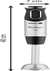 DD6558 DD655810 Quickchef Mélangeur 3-en-1, technologie Powelix, 3 Zubehörteile, Edelstahl, Stahl/Schwarz Kitchen Naty Shop