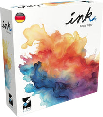 Asmodee, Ink, Final Score Games, Joc de familie strategic și artistic, 1 până la 4 jucători, vârste 8+, 30 până la 45 min, versiune germană
