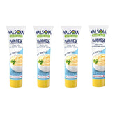Maioneză pe bază de plante din soia, fără ouă, ideală pentru vegani și vegetarieni, versatilă în bucătărie, 4 x 150 ml