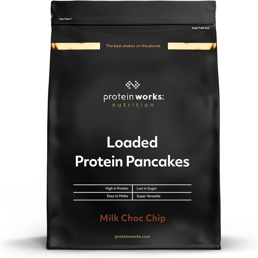 Protein Works - Pfannkuchen protéiné chargé | Mélange de pâtisseries haut de gamme | Crêpes Eiweiss | Crêpes protéinées | 8 portions | Naturel | 500G Mélange pour la pâtisserie et la cuisine Naty Shop 500 G (1Er Pack) Natürlich
