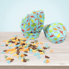 Set Günthart Dino, 55 grammes + 50 caissettes à cupcakes en papier Sprinkles Naty Shop