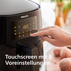 Philips 3000Er Airfryer XL - Technologie Rapid Air, friture avec jusqu'à 90 % de graisse en moins, capacité 1,2 kg, 6,2 litres, écran tactile Électroménager Naty Shop