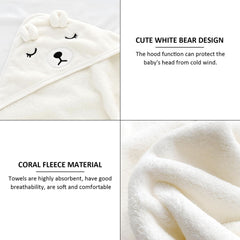 Serviette à capuche bébé, douce et absorbante Mère et Enfant Naty Shop