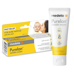 Medela Purelan 37G Lanolin Nipple Cream - crème pour mamelons douloureux et peau sèche, 100% naturelle, hypoallergénique Accessoires Alimentation et Allaitement Bebe Naty Shop