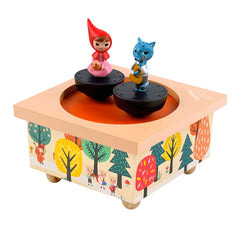 Trousselier - Le Petit Chaperon Rouge - Boîte à Musique Dansante - Boîte à Musique - Cadeau Anniversaire Idéal - 2 Figurines Détachables - Facile à Manipuler - Musique Printemps de Vivaldi - Couleur Multicolore, S95095, Grand Jouets Bébé Naty Shop Titre par Défaut
