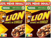Cereale (+20%), Cereale cu ciocolată și caramel și 41% cereale integrale, fulgi de mic dejun cu vitamine și minerale, pachet de 2 (1 x 480 g)