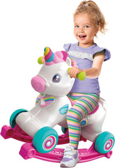 Balançoire licorne Baby Clementoni - Animal à bascule 3 en 1 avec centre d'activités interactif pour les enfants à partir de 12 mois - Jouet sensoriel et moteur 17883 Bebe Toys Naty Shop