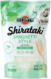 Nouilles à la farine de konjac style spaghetti Miyata Shirataki 1 paquet (1 x 270 g)