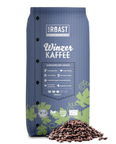 Blank Roast - BIO Winzer Kaffee 1000g - schonend mit Pfälzer Rebholz geröstet - ganze Kaffee-Bohnen au Pérou - 100% Arabica Röstung - schokoladig & nutig - säurearm