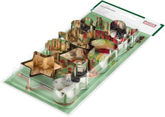 Lot de 9 emporte-pièces de Noël originaux Kaiser pour couper des biscuits, des biscuits et des fondants.