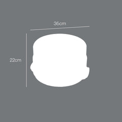 Boîte à gâteaux Metaltex, réglable en hauteur, polypropylène, blanc/transparent, ⌀ 30 cm, réglable en hauteur 8 et 15 cm Boîtes de conservation Naty Shop