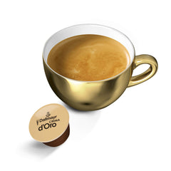 Dallmayr Crema d´Oro, XXL-Vorratsbox & Dallmayr Crema d´Oro intensa (48 Kaffeekapseln, Intensität 9 von 12, 100% Arabica-Bohnen), 3er Pack (3x16 Kapseln)