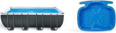 Set cadru piscină Ultra Quadra, 549 x 274 x 132 cm, XTR 26356 și cadă pentru picioare - Accesorii piscină - Cadă pentru picioare piscină - 45,72 x 8,89 x 55,88 cm